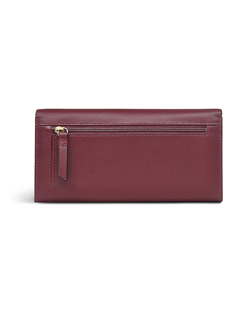 Radley London Red Apsley Road Large Flapover Matinee Purse - Image 2 of 4
