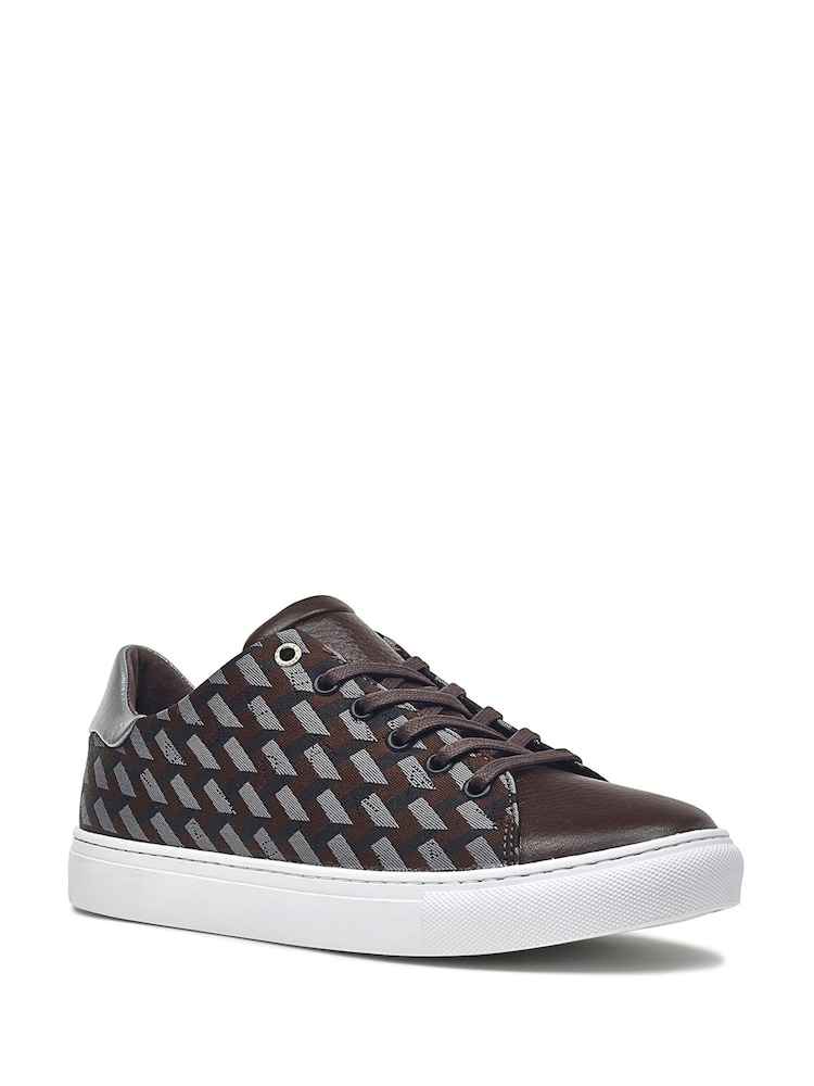 Radley London Brown Malton Monogram Trainers - Image 2 of 6