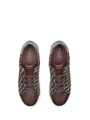 Radley London Brown Malton Monogram Trainers - Image 3 of 6