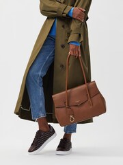 Radley London Brown Malton Monogram Trainers - Image 6 of 6