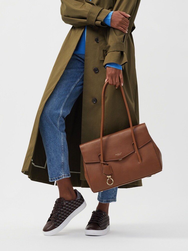 Radley London Brown Malton Monogram Trainers - Image 6 of 6 Radley London Brown Malton Monogram Trainers - Image 6 of 6