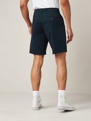 Navy Blue Relaxed Fit Stretch Chinos Shorts - Image 2 of 9