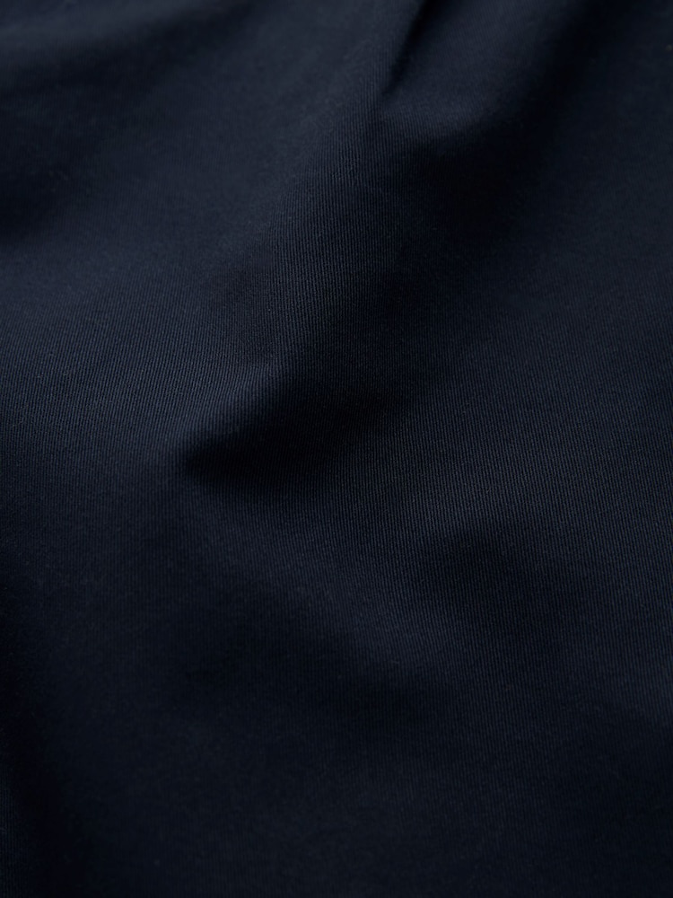 Navy Blue Relaxed Fit Stretch Chinos Shorts - Image 9 of 9