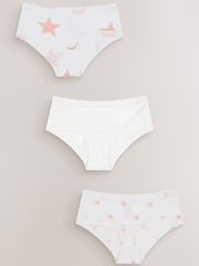 White/Pink 3 Pack Kind To Skin Briefs (1.5-12yrs) - Image 1 of 5