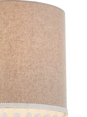 Searchlight Oatmeal Natural Daisy Pom Pom Trim Shade - Image 3 of 3