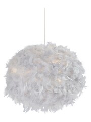 Searchlight Evie Grey Feather Easy Fit Shade - Image 2 of 3