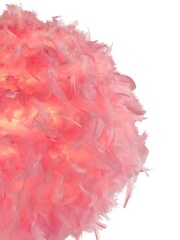 Searchlight Evie Pink Feather Easy Fit Shade - Image 3 of 3