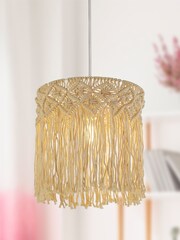 Searchlight Ceam Daria Macramé Easy Fit Shade - Image 1 of 3