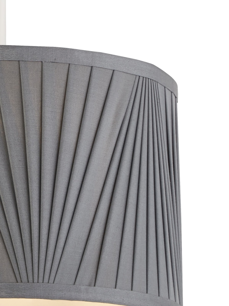 Searchlight Grey Clara Pleated Shade - Image 3 of 3