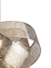 Searchlight Steffi Chrome Band Ceiling Pendant - Image 3 of 3