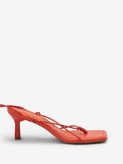 Orange Signature Strappy Toe Post Sandals - Image 1 of 4