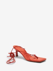 Orange Signature Strappy Toe Post Sandals - Image 2 of 4