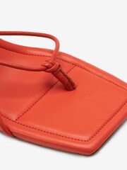 Orange Signature Strappy Toe Post Sandals - Image 4 of 4