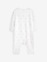 Rosafarbener Stern - Hautfreundliche Baby-Schlafanzüge im 2er-Pack (0–2 J.) - Bild 3 von 5