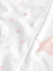 Rosafarbener Stern - Hautfreundliche Baby-Schlafanzüge im 2er-Pack (0–2 J.) - Bild 5 von 5