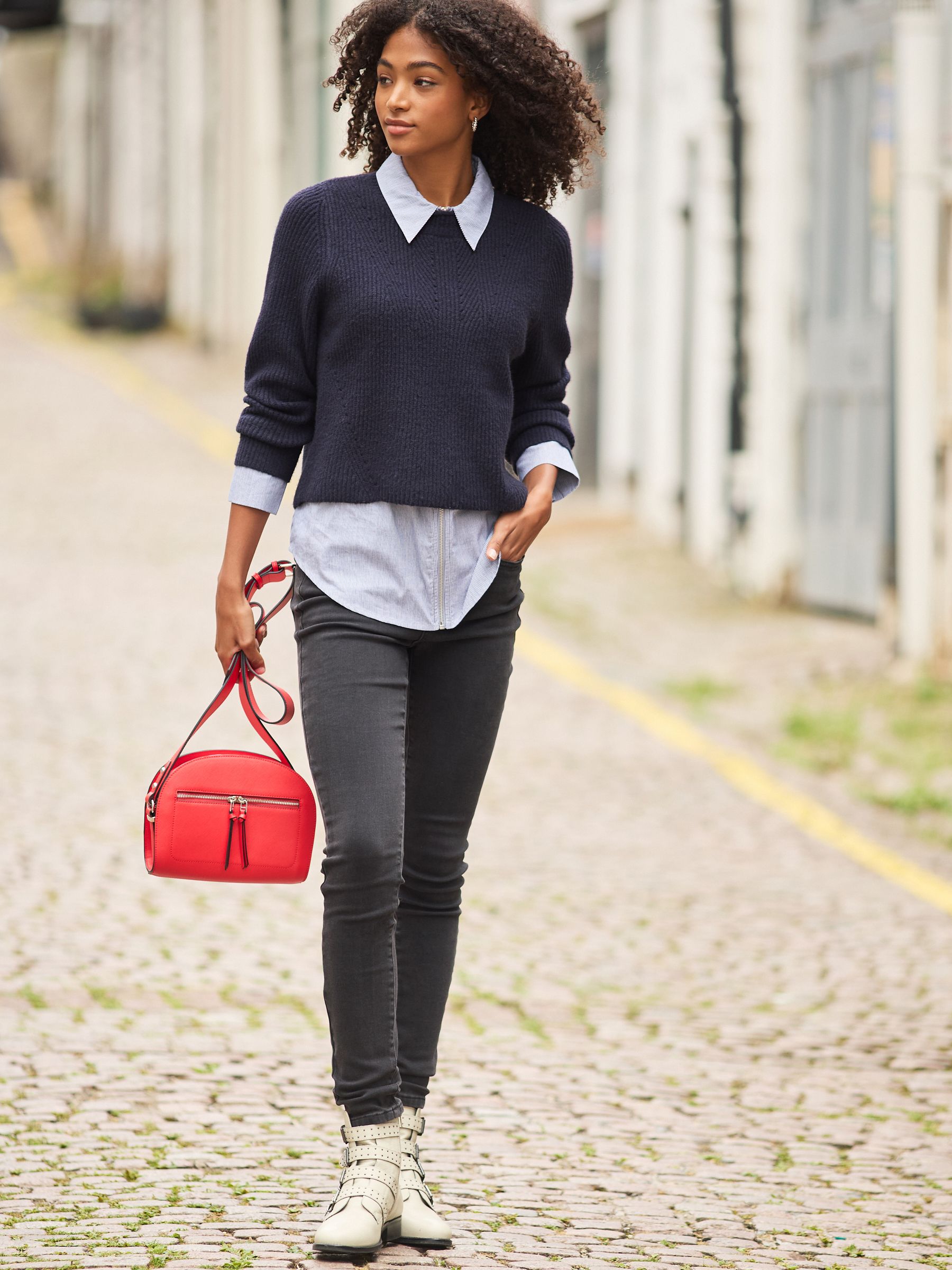 Zip top jumper top