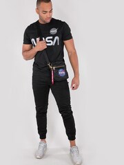 Alpha Industries NASA Reflective 100% Cotton Black T-Shirt - Image 3 of 6