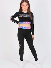 Pineapple Black X The Next Step Long Sleeve Crop Top - Image 2 of 5