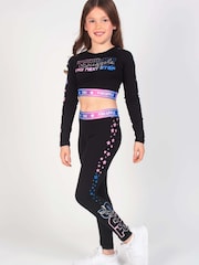 Pineapple Black X The Next Step Long Sleeve Crop Top - Image 4 of 5