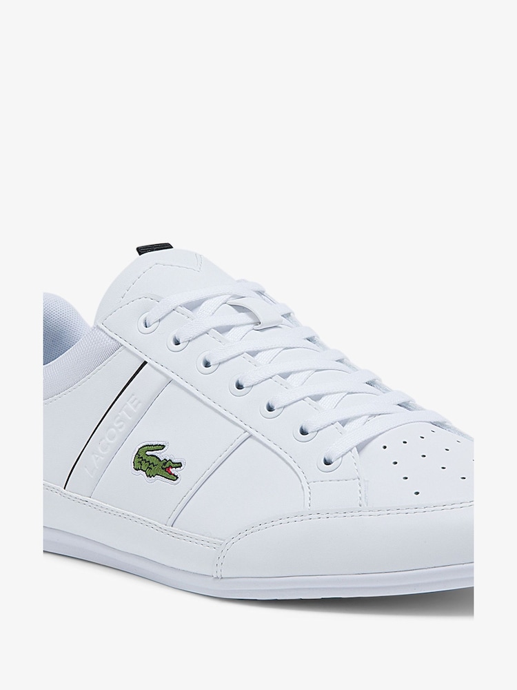 Lacoste Chaymon 0121 White Trainers - Image 5 of 5
