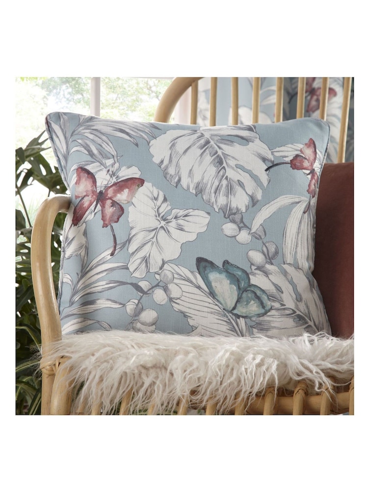 Studio G Blue Flutur Cushion - Image 1 of 3 Studio G Blue Flutur Cushion - Image 1 of 3