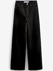 Black Hourglass Wide Leg Jeans - Image 1 of 6