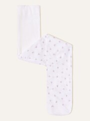 Monsoon Pink Baby Glitter Heart Tights - Image 1 of 2