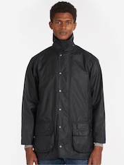 Barbour® Blue Beaufort Wax Jacket - Image 1 of 10
