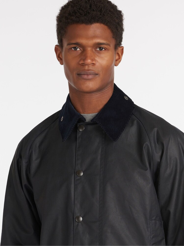 Barbour® Blue Beaufort Wax Jacket - Image 6 of 10