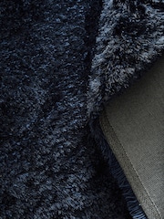 Navy Blue Lola Sparkle Plush Rug - Image 4 of 7