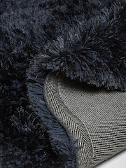 Navy Blue Lola Sparkle Plush Rug - Image 5 of 7