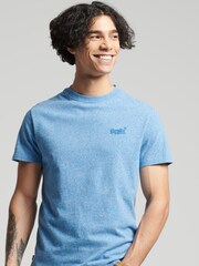 Superdry Fresh Blue Grit Vintage Embroidered T-Shirt - Image 1 of 4
