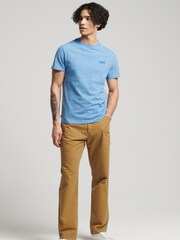 Superdry Fresh Blue Grit Vintage Embroidered T-Shirt - Image 2 of 4