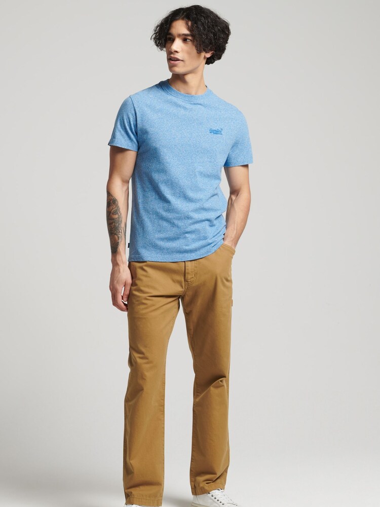 Superdry Fresh Blue Grit Vintage Embroidered T-Shirt - Image 2 of 4