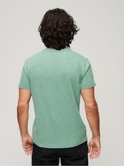 Superdry Bright Green Grit Essential Logo Embroidery T-Shirt - Image 4 of 6