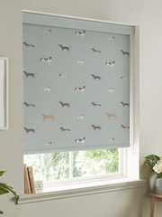 Sophie Allport Sage Green Woof Made To Measure Roller Blind - Image 2 of 4