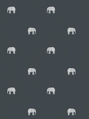 Sophie Allport Deep Navy Blue Elephant Made To Measure Roller Blind - Image 3 of 4