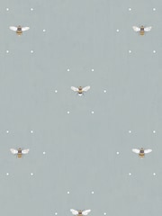 Sophie Allport Sky Blue Bee Made To Measure Roller Blind - Image 3 of 4