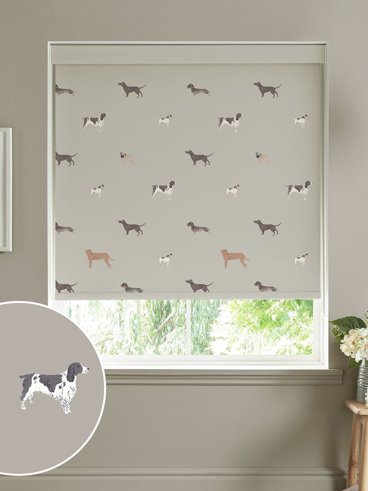 Sophie Allport Linen Natural Woof Made To Measure Roller Blind - Image 1 of 4