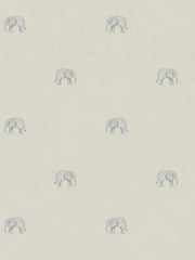Sophie Allport Linen Natural Elephant Made To Measure Roller Blind - Image 3 of 4