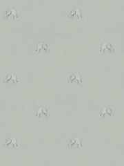 Sophie Allport Green Grey Elephant Made To Measure Roller Blind - Image 3 of 4