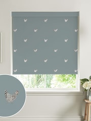 Sophie Allport Blue Chicken Made To Measure Roller Blind - Image 1 of 4