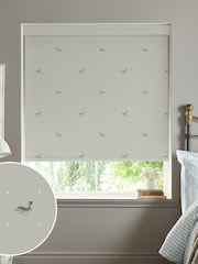 Sophie Allport Dove Grey Hare Made To Measure Roller Blind - Image 1 of 4