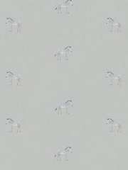 Sophie Allport Sage Grey Zebra Made To Measure Roller Blind - Image 3 of 4