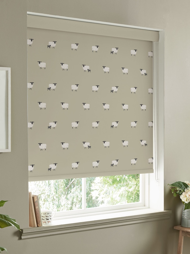 Sophie Allport Natural Sheep Made To Measure Roller Blind - Image 2 of 4