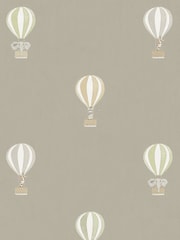 Sophie Allport Mint Grey Kids Bears and Balloons Made To Measure Roller Blind - Image 3 of 4