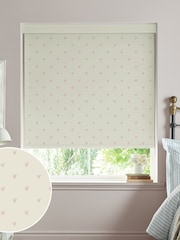 Sophie Allport Natural/Blush Pink Hearts Made To Measure Roller Blind - Image 1 of 3