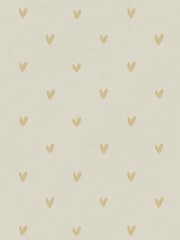 Sophie Allport Soft Mustard Yellow Hearts Made To Measure Roller Blind - Image 3 of 4