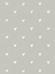 Sophie Allport Grey Hearts Made To Measure Roller Blind - Image 3 of 4