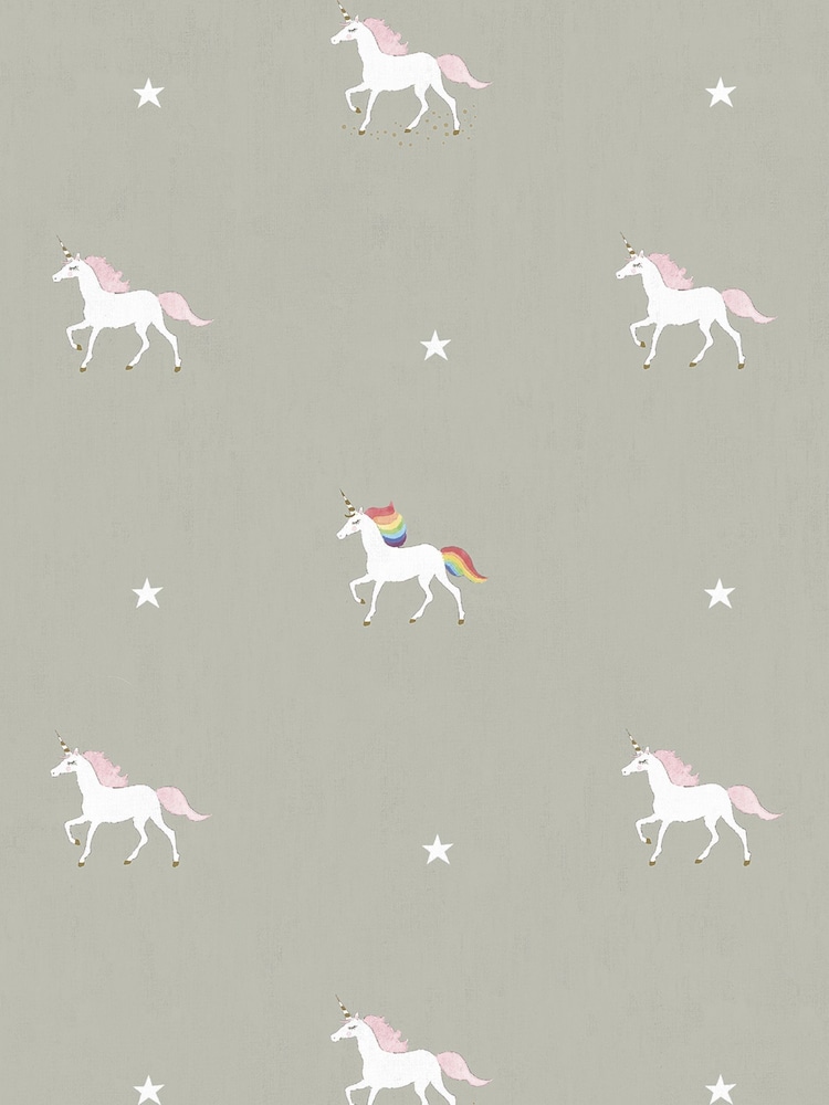Sophie Allport Linen Natural Kids Unicorn Made To Measure Roller Blind - Image 2 of 4